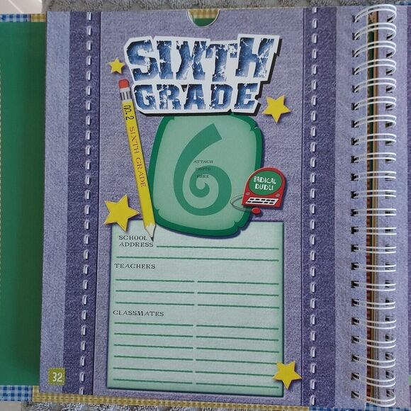 School Days Keepsake Memory Book Memories Pre-K-12 Records Binder Class Events‎ - Picture 7 of 12